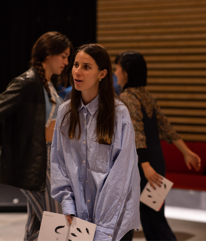 A group of people standing and singing together as part of De-Choiring at Phoenix Central Park