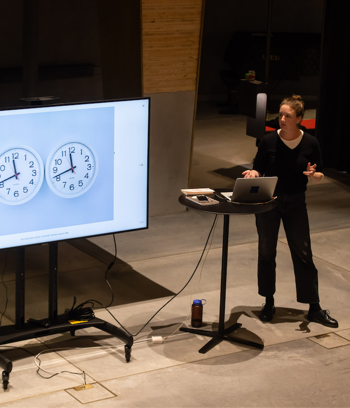 A group of people standing and singing together as part of De-Choiring at Phoenix Central Park